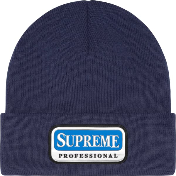 Supreme Professional Beanie - Navy (front)