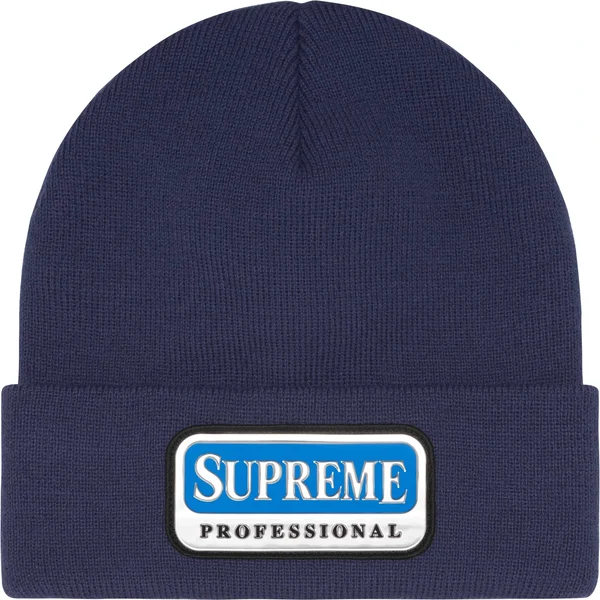Supreme Professional Beanie - Navy (front)