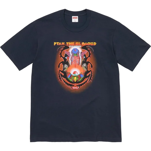 Supreme Ptah Tee - Navy (front)