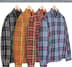 Supreme Pullover Plaid Flannel Shirt - Product Image
