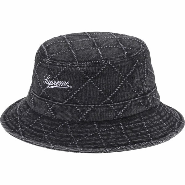 Supreme Punched Denim Crusher - Black (front)