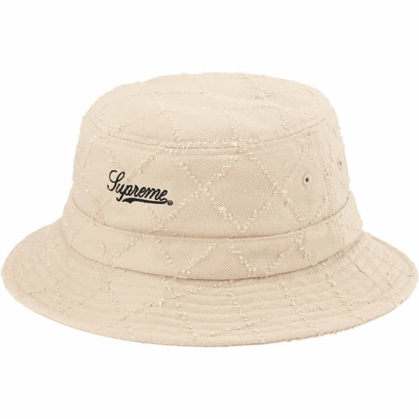 Supreme Punched Denim Crusher - Dyed Beige (front)