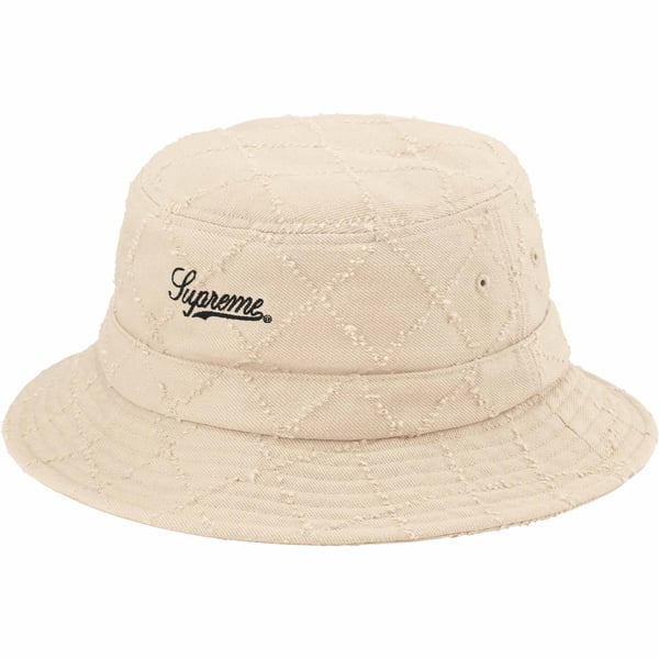 Supreme Punched Denim Crusher - Dyed Beige (front)