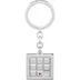 Supreme Puzzle Keychain - Silver (front)