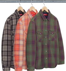 Supreme Quilted Flannel Snap Shirt