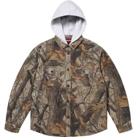 Supreme Quilted Lined Hooded Flannel Shirt Realtree® Hardwoods Camo