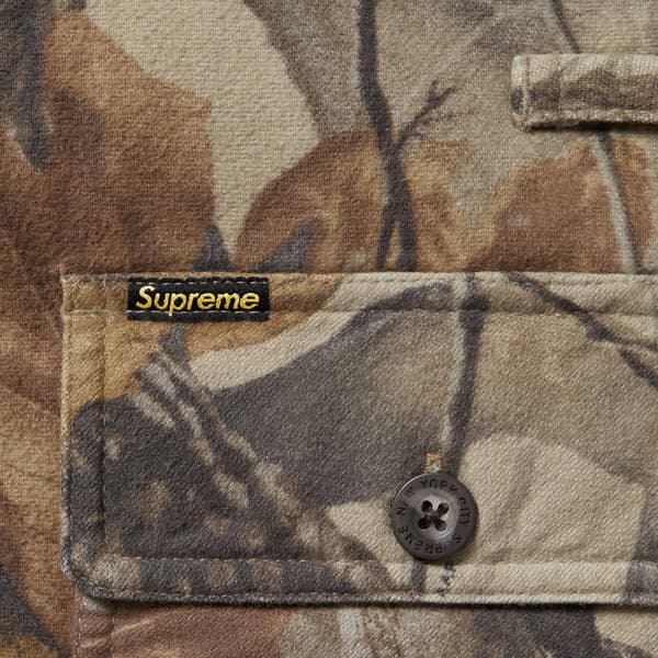 Supreme Quilted Lined Hooded Flannel Shirt - Realtree® Hardwoods Camo (front)