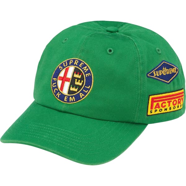 Supreme Racing 6-Panel - Green (front)