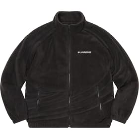Supreme Racing Fleece Jacket Black