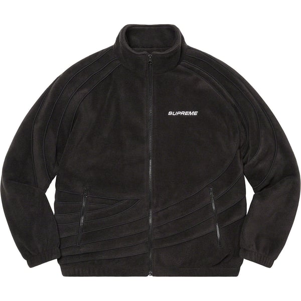 Supreme Racing Fleece Jacket - Black (front)