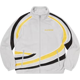 Supreme Racing Fleece Jacket Heather Grey
