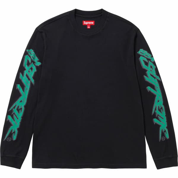 Supreme Racing Intarsia L/S Top - Black (front)