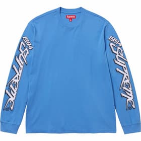 Supreme Racing Intarsia L/S Top Blue
