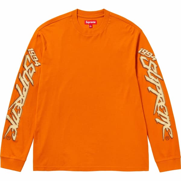 Supreme Racing Intarsia L/S Top - Burnt Orange (front)