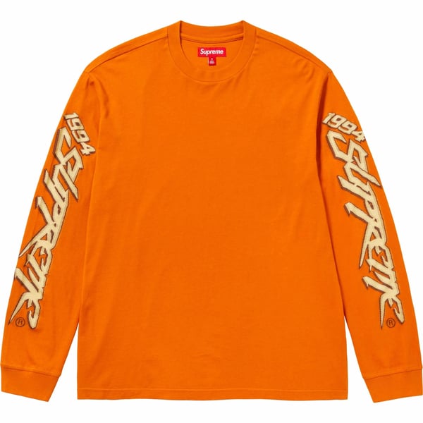 Supreme Racing Intarsia L/S Top - Burnt Orange (front)