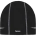 Supreme Racing Panel Beanie - Black (front)