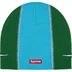 Supreme Racing Panel Beanie - Light Blue (front)