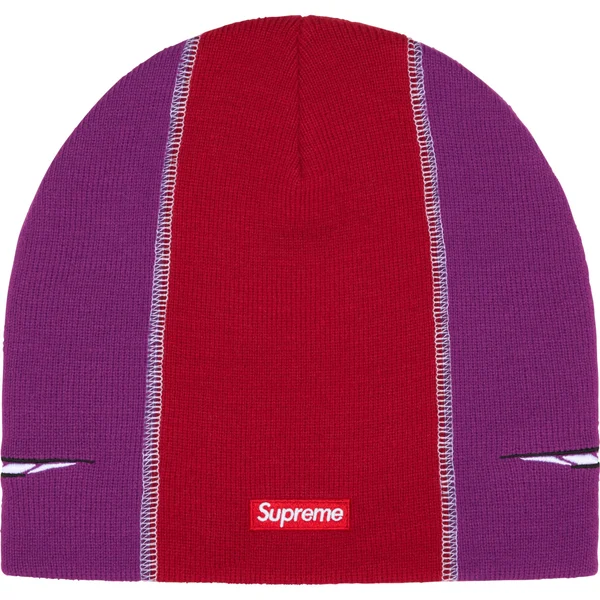 Supreme Racing Panel Beanie - Red (front)