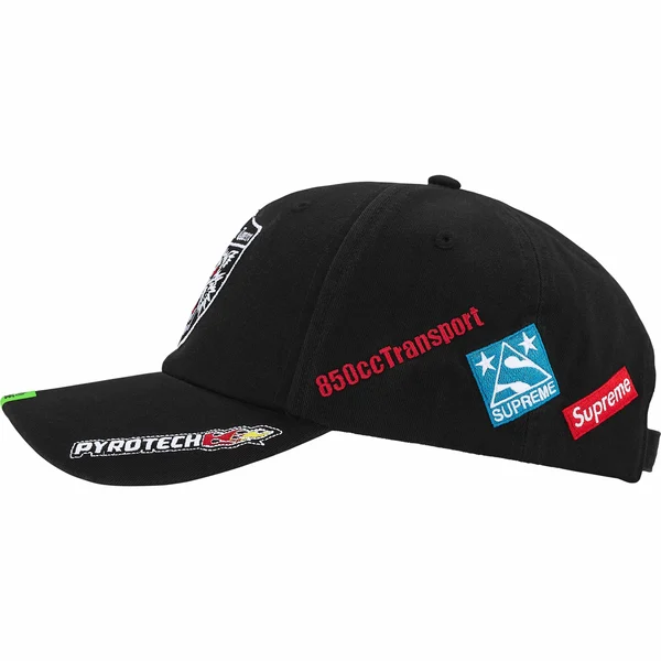 Supreme Racing Team 6-Panel - Black (front)
