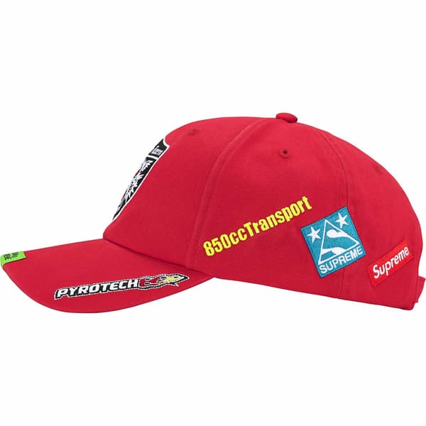 Supreme Racing Team 6-Panel - Red (front)