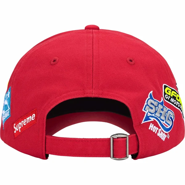 Supreme Racing Team 6-Panel - Red (front)