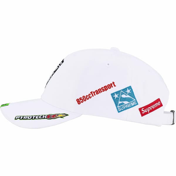Supreme Racing Team 6-Panel - White (front)