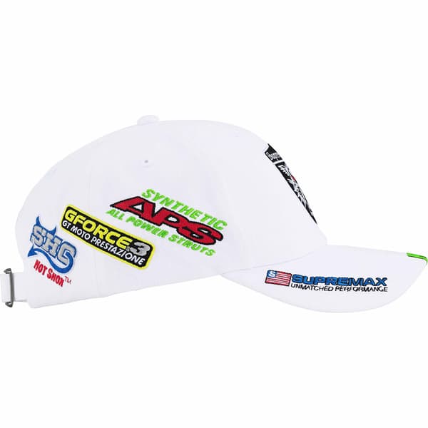 Supreme Racing Team 6-Panel - White (front)