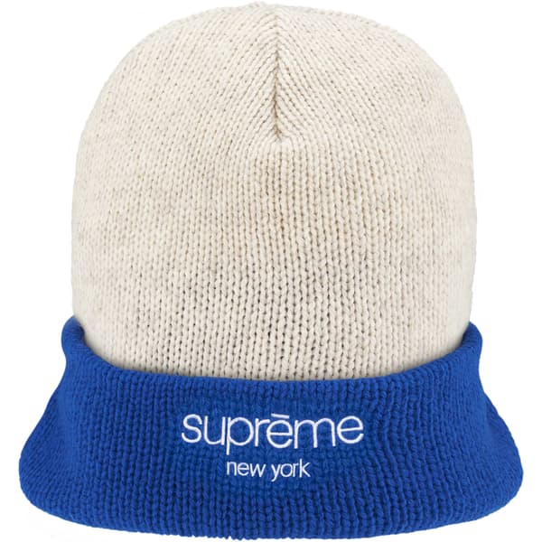 Supreme Radar Beanie - Natural (front)