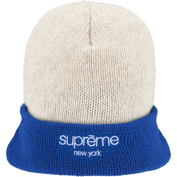 Supreme Radar Beanie - Natural (front)