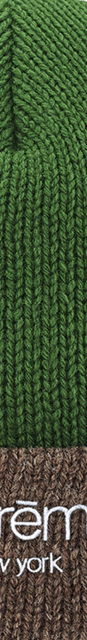 Supreme Radar Beanie - Olive (front)