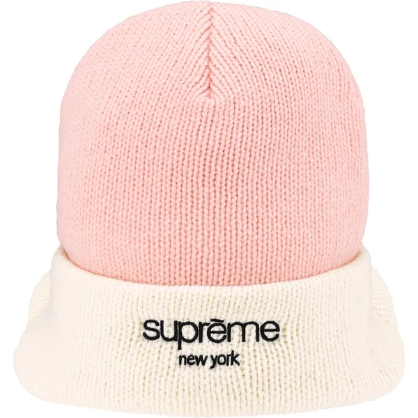 Supreme Radar Beanie - Pink (front)