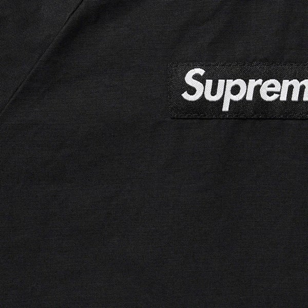 Supreme Raglan Utility Jacket - Black (front)