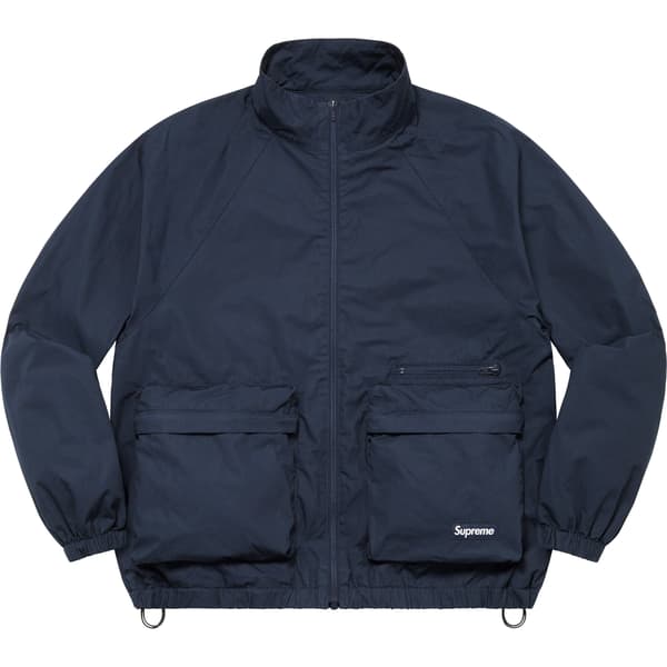 Supreme Raglan Utility Jacket - Navy (front)