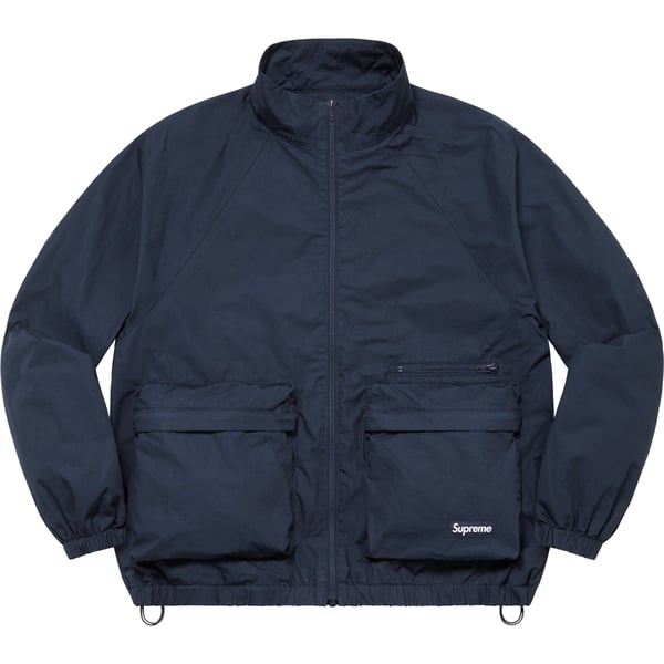 Supreme Raglan Utility Jacket - Navy (front)