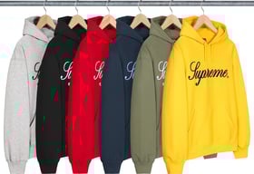 Supreme Raised Script Hooded Sweatshirt