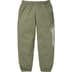 Supreme Raised Script Sweatpant - Light Olive (front)