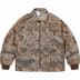 Supreme RealTree Reversible Quilted Work Jacket - Snow Camo (front)