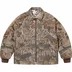 Supreme RealTree Reversible Quilted Work Jacket - Snow Camo (front)