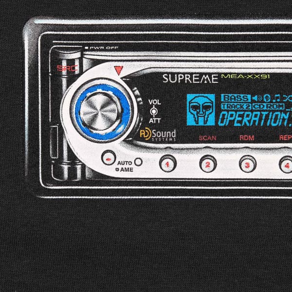 Supreme Receiver Tee - Black (front)