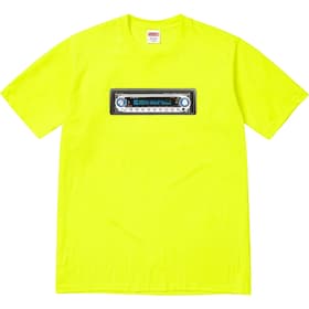 Supreme Receiver Tee Fluorescent Yellow