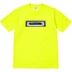 Supreme Receiver Tee - Fluorescent Yellow (front)