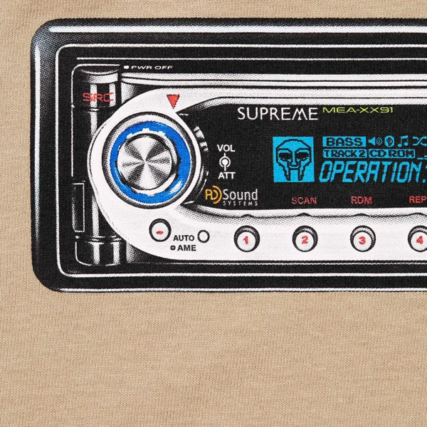 Supreme Receiver Tee - Khaki (front)