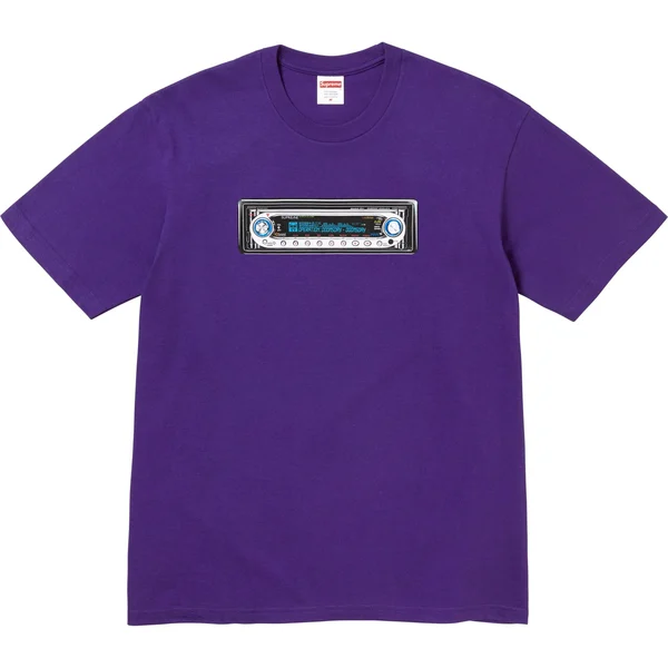 Supreme Receiver Tee - Purple (front)