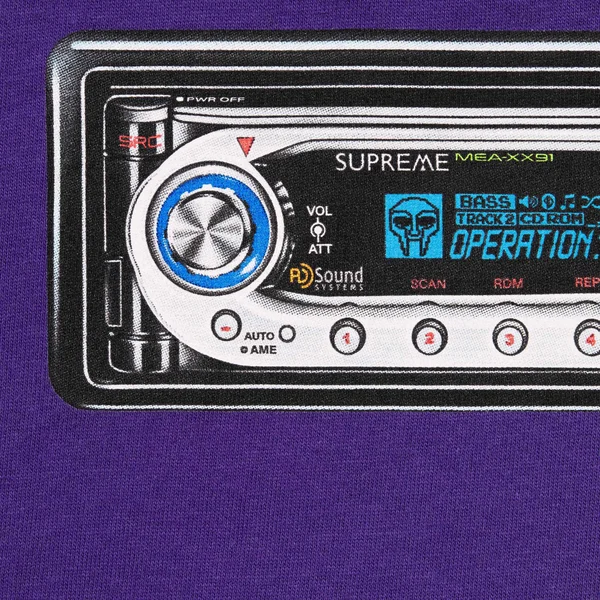 Supreme Receiver Tee - Purple (front)