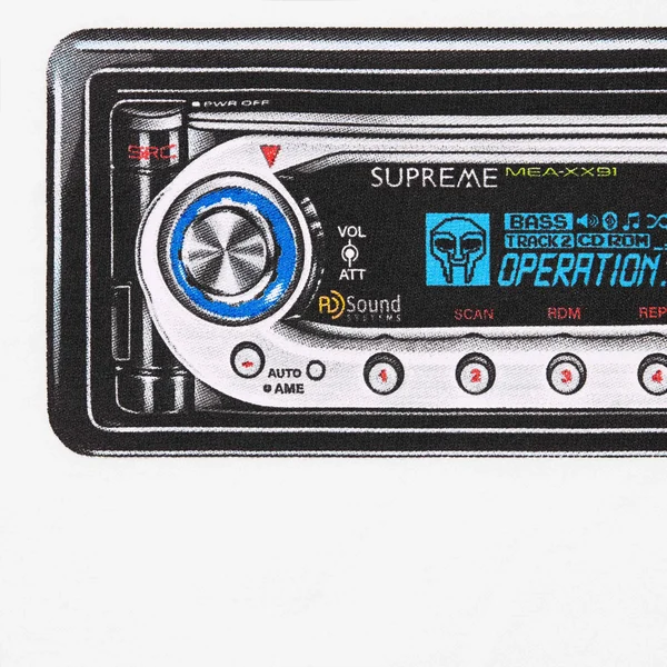 Supreme Receiver Tee - White (front)