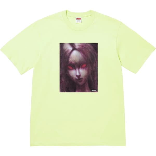 Supreme Red Eyes Tee - Pale Mint (front)