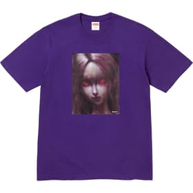 Supreme Red Eyes Tee Purple