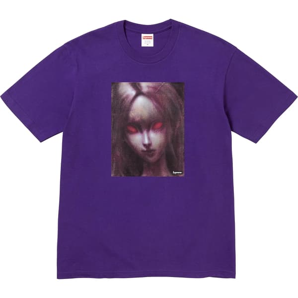 Supreme Red Eyes Tee - Purple (front)