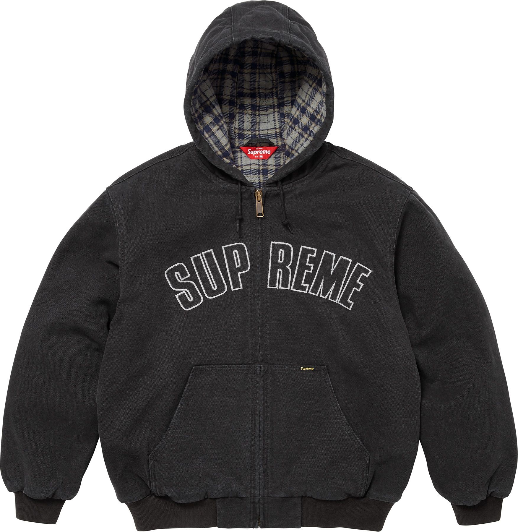 Supreme Reflective Arc Hooded Work Jacket colorway 17
