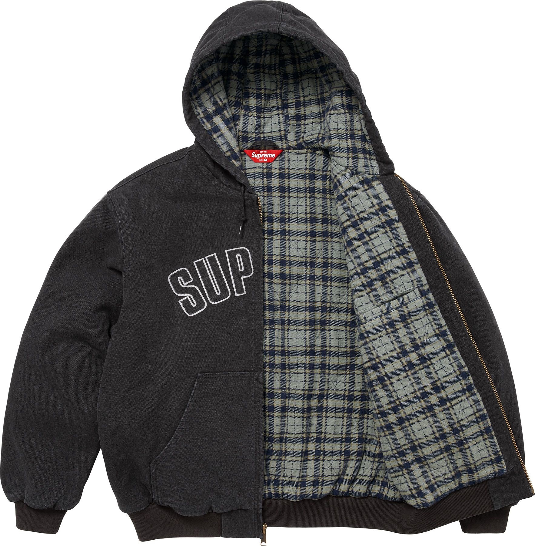 Supreme Reflective Arc Hooded Work Jacket colorway 18